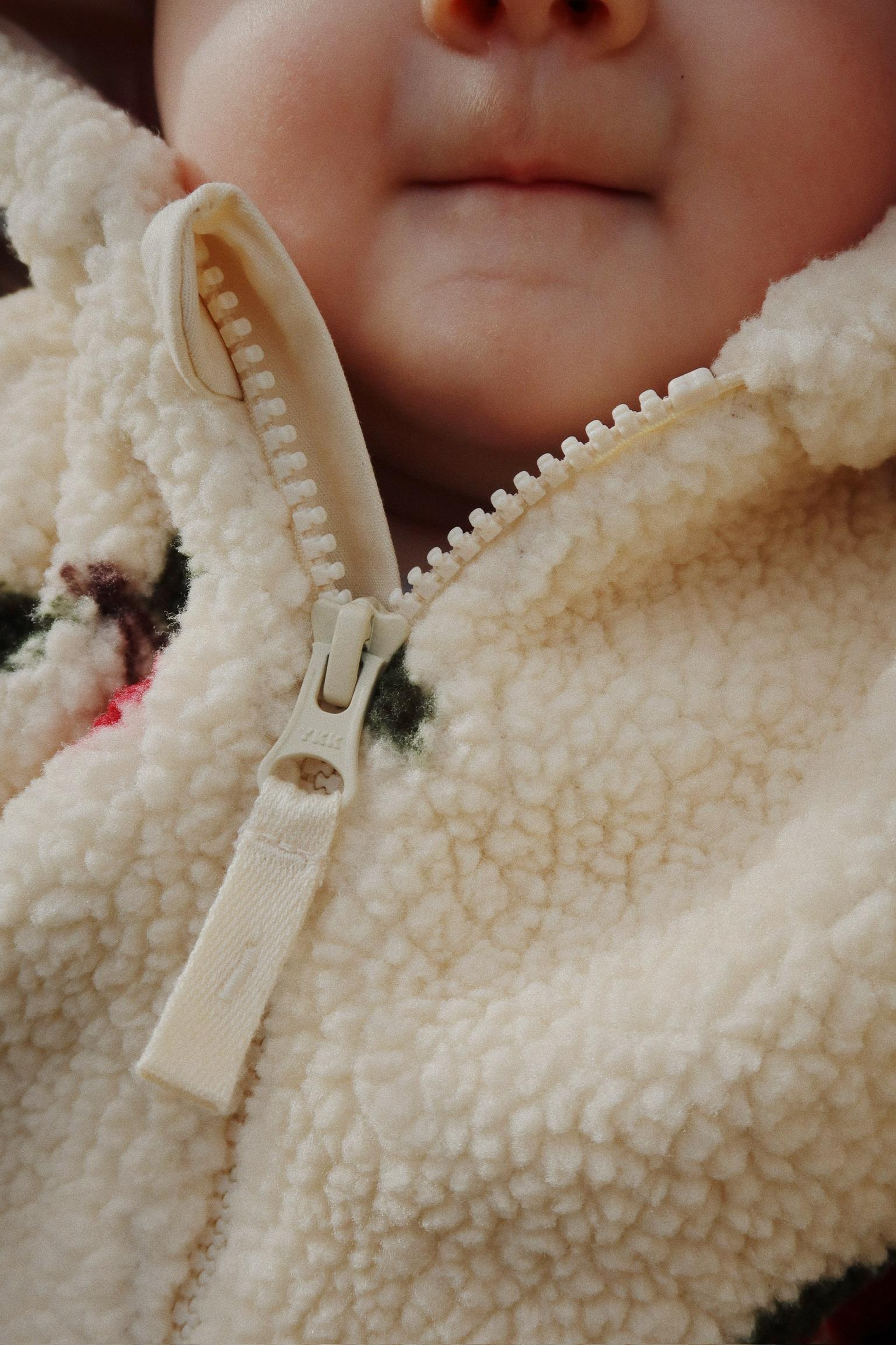 【Konges Sløjd】JODY TEDDY ONESIE GRS - MA GRANDE CERISE