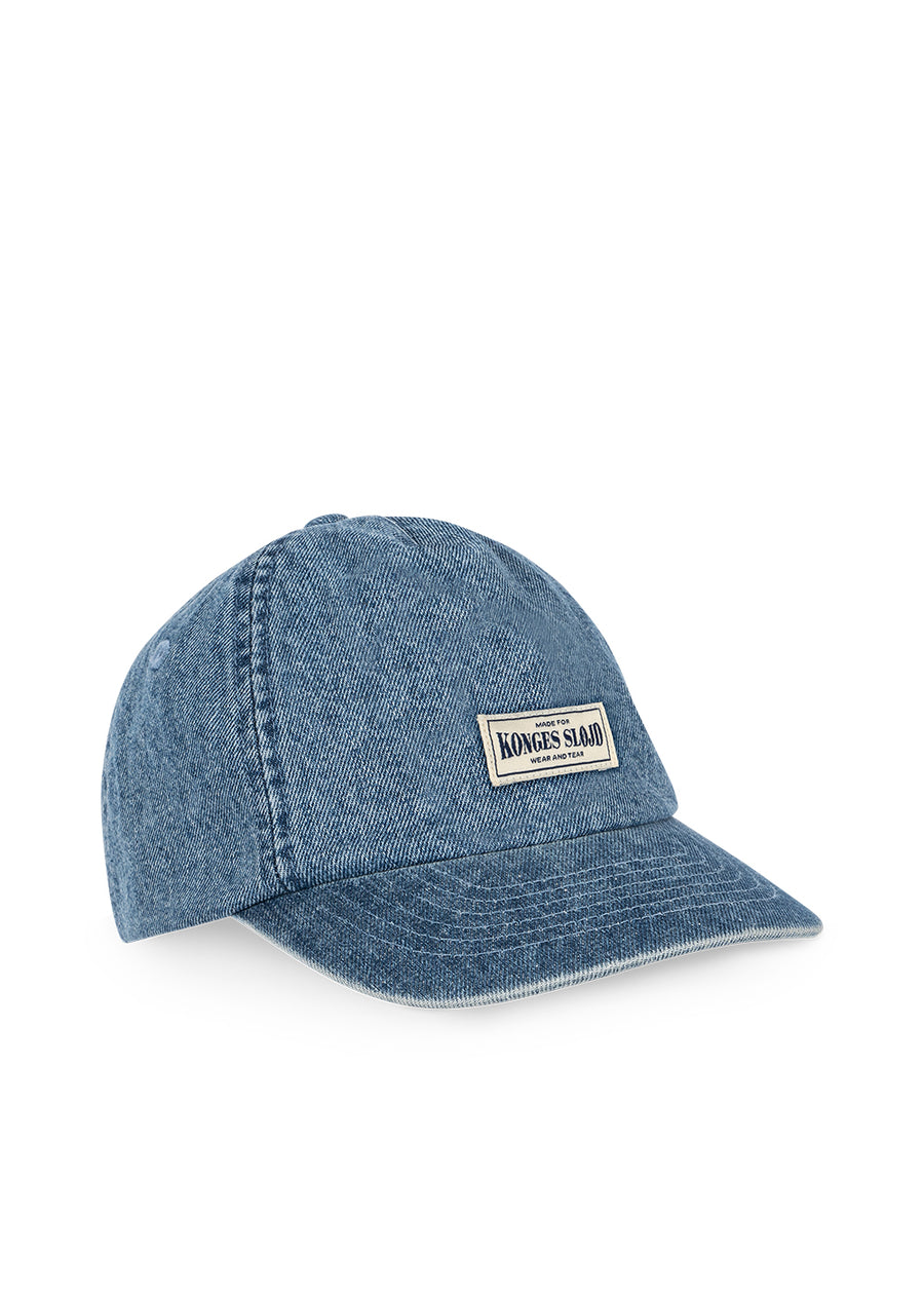 コンゲススロイド MAGOT CAP GOTS デニムブルー オーガニックコットンキャップ 正面ビュー