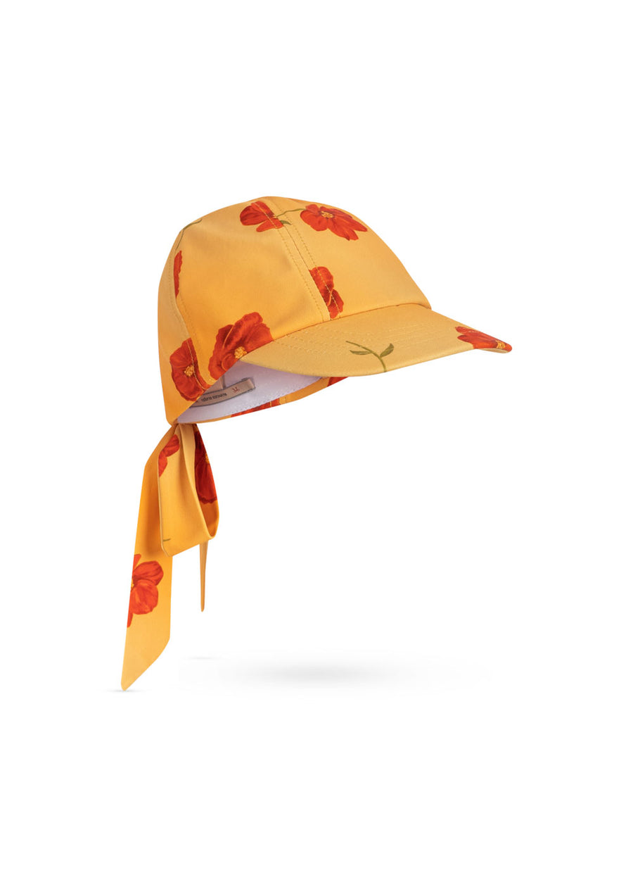 コンゲススロイド ABRIA BOW CAP GRS リボン付きキャップ 正面ビュー