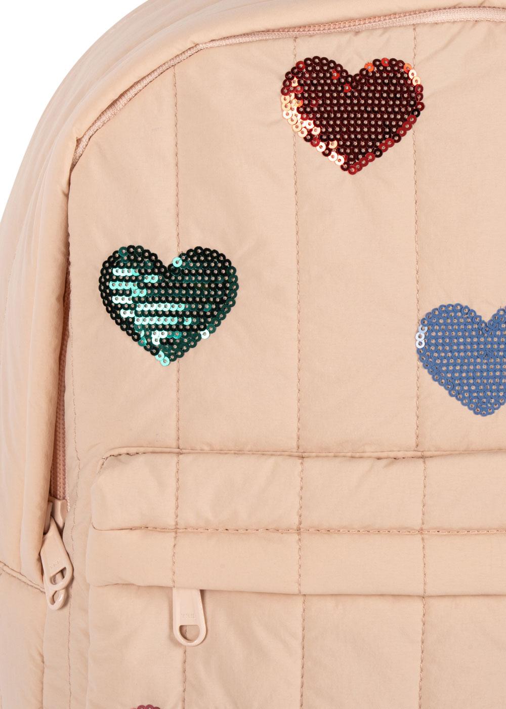 【Konges Sløjd】JUNO QUILTED SEQUIN BACKPACK MIDI - CAMEO ROSE