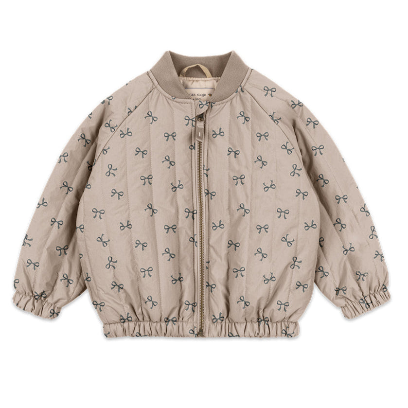【Konges Sløjd】JUNO PRINTED BOMBER JACKET - BOW MAGNET