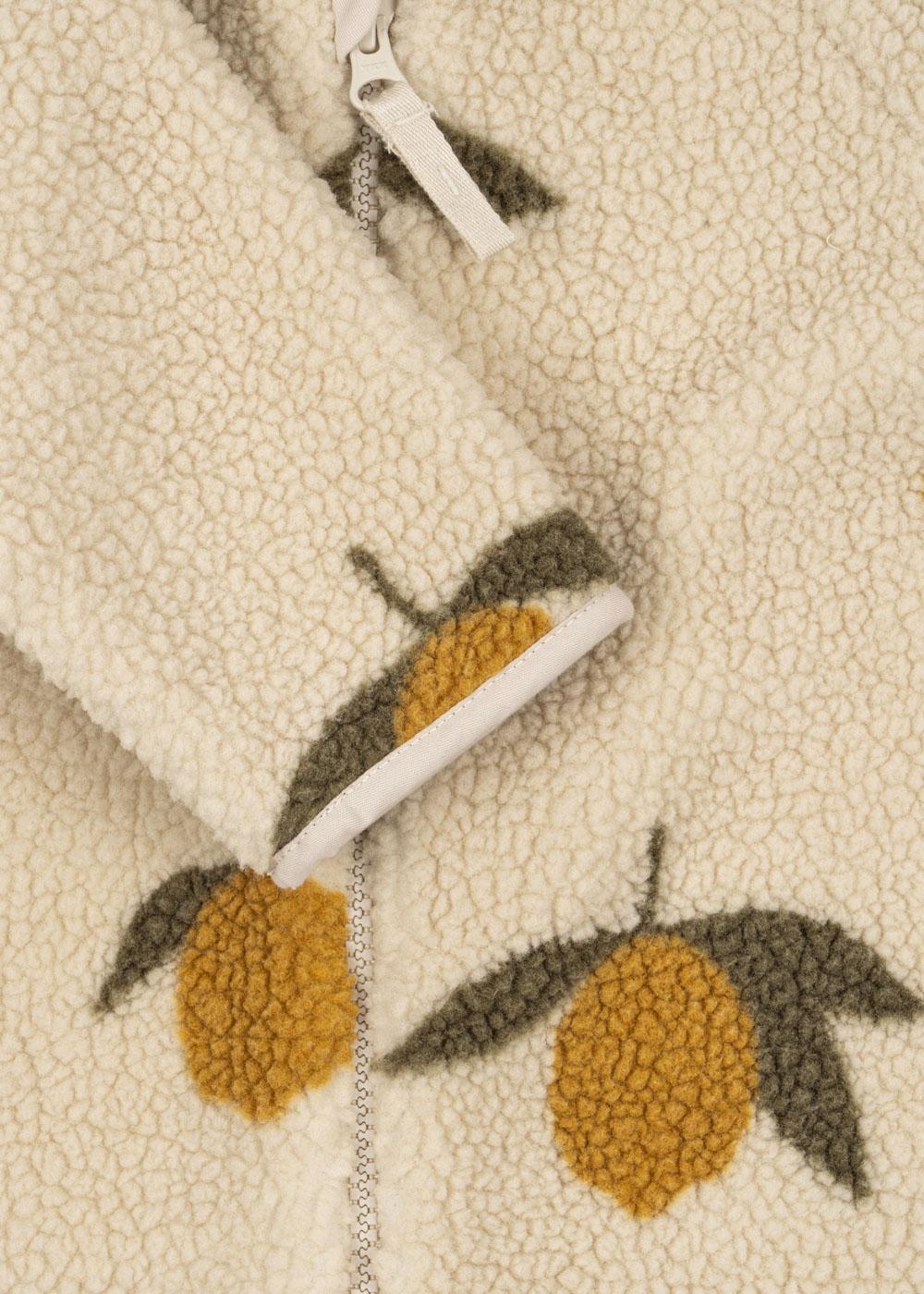 【Konges Sløjd】JODY TEDDY ONESIE GRS - MON GRAND CITRON
