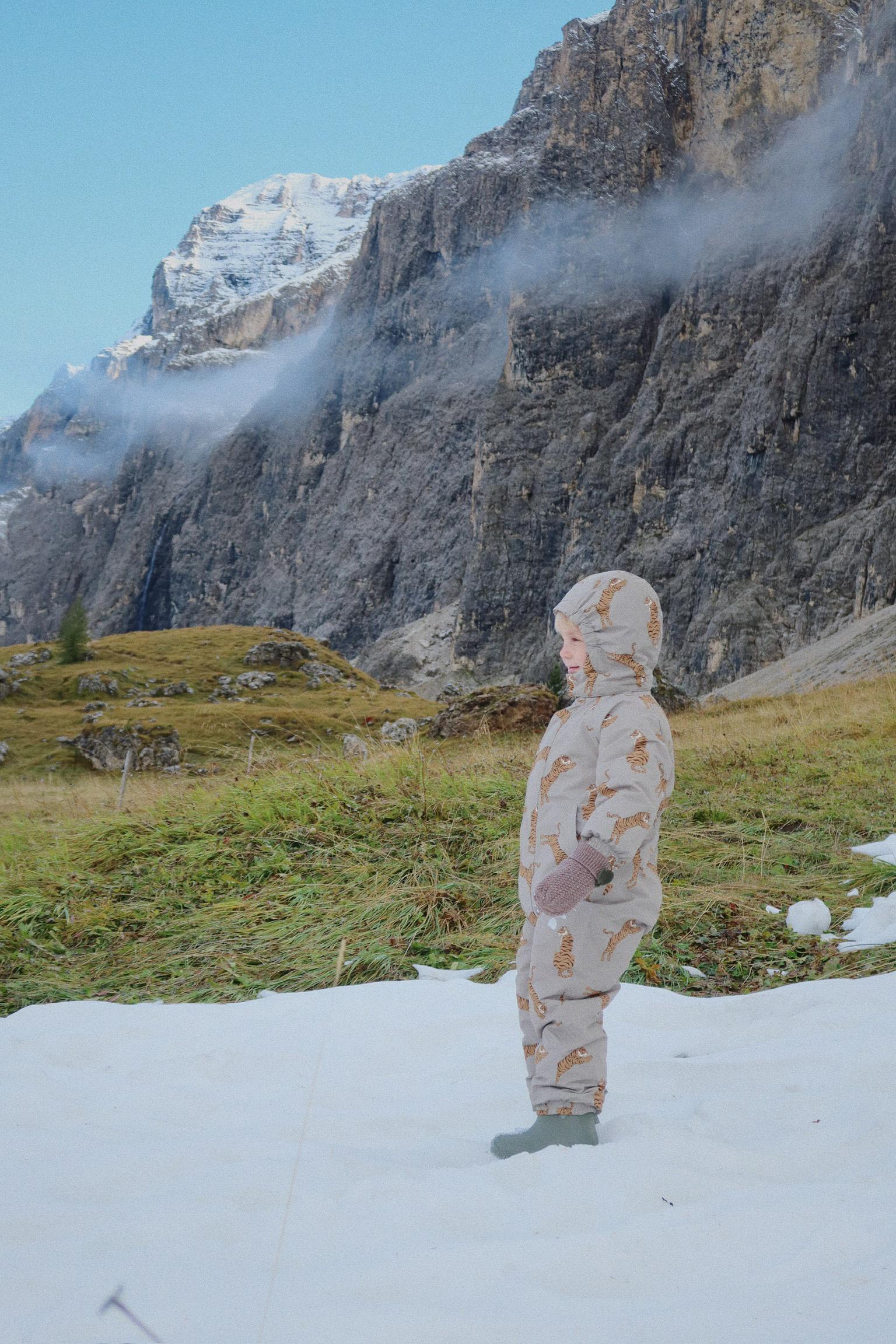 【Konges Sløjd】NOHR SNOWSUIT PRINT - TIGER OAK