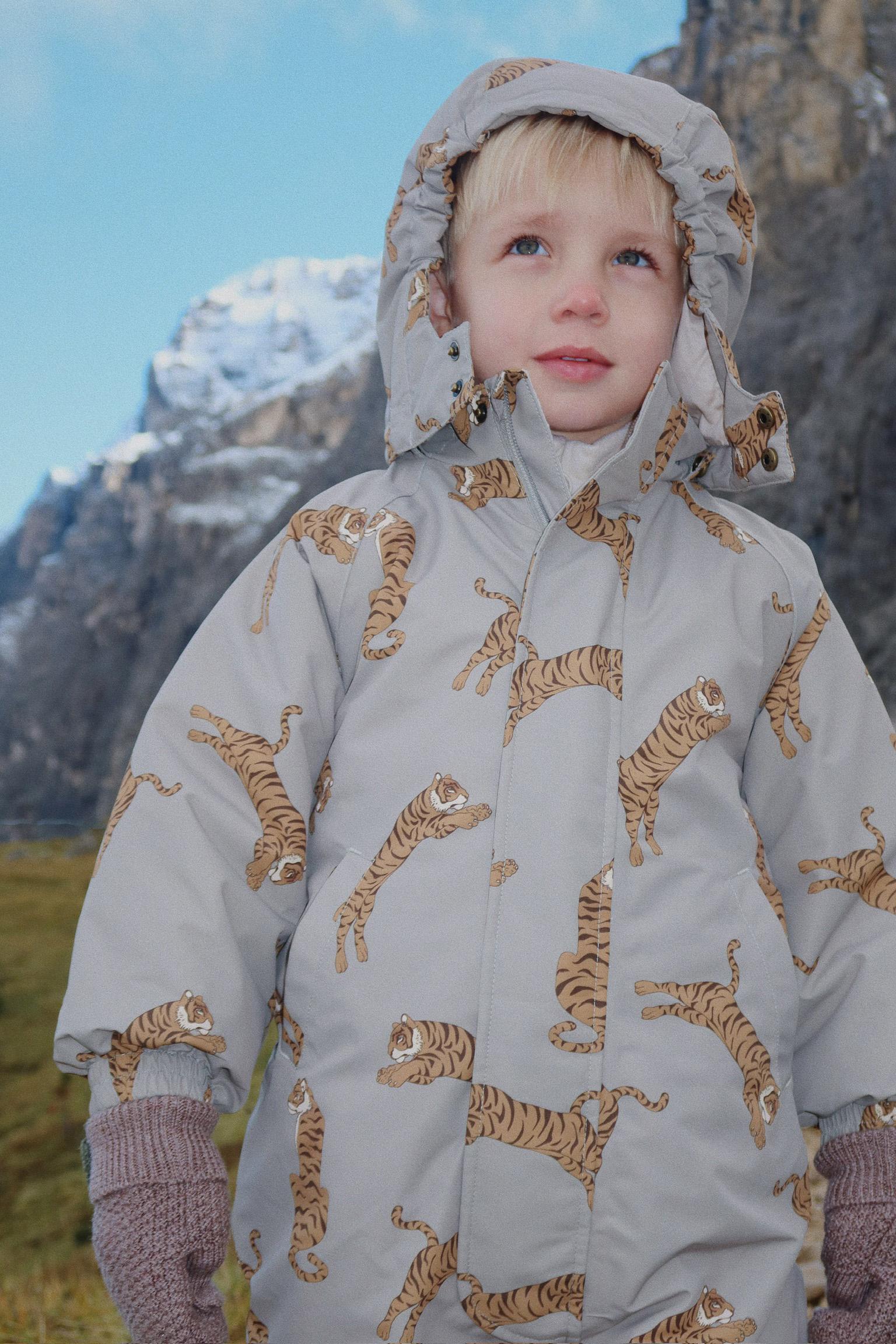 【Konges Sløjd】NOHR SNOWSUIT PRINT - TIGER OAK