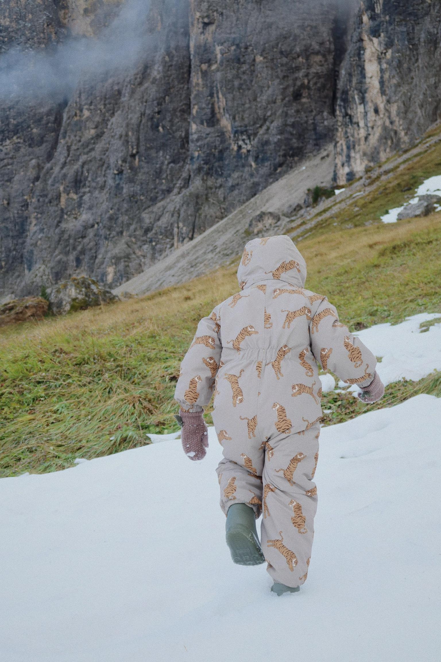 【Konges Sløjd】NOHR SNOWSUIT PRINT - TIGER OAK
