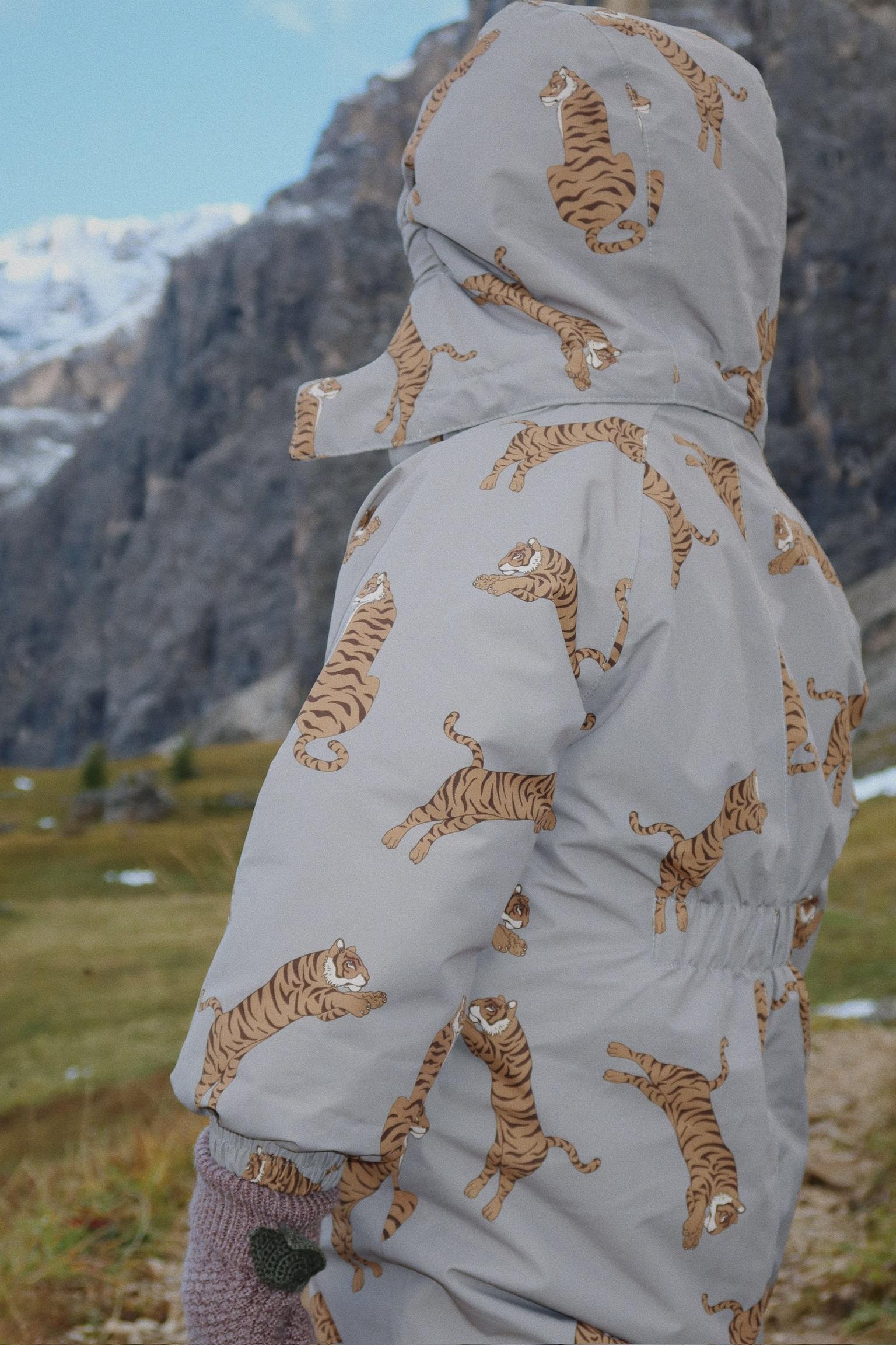 【Konges Sløjd】NOHR SNOWSUIT PRINT - TIGER OAK