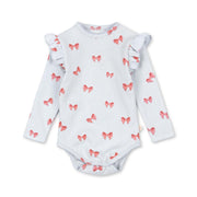 【Konges Sløjd】SUI FRILL BODY GOTS - ROSIA BLUE BOW