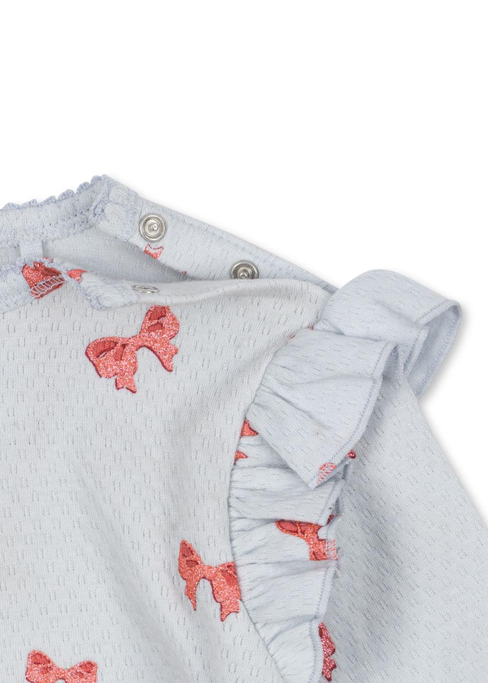 【Konges Sløjd】SUI FRILL BODY GOTS - ROSIA BLUE BOW