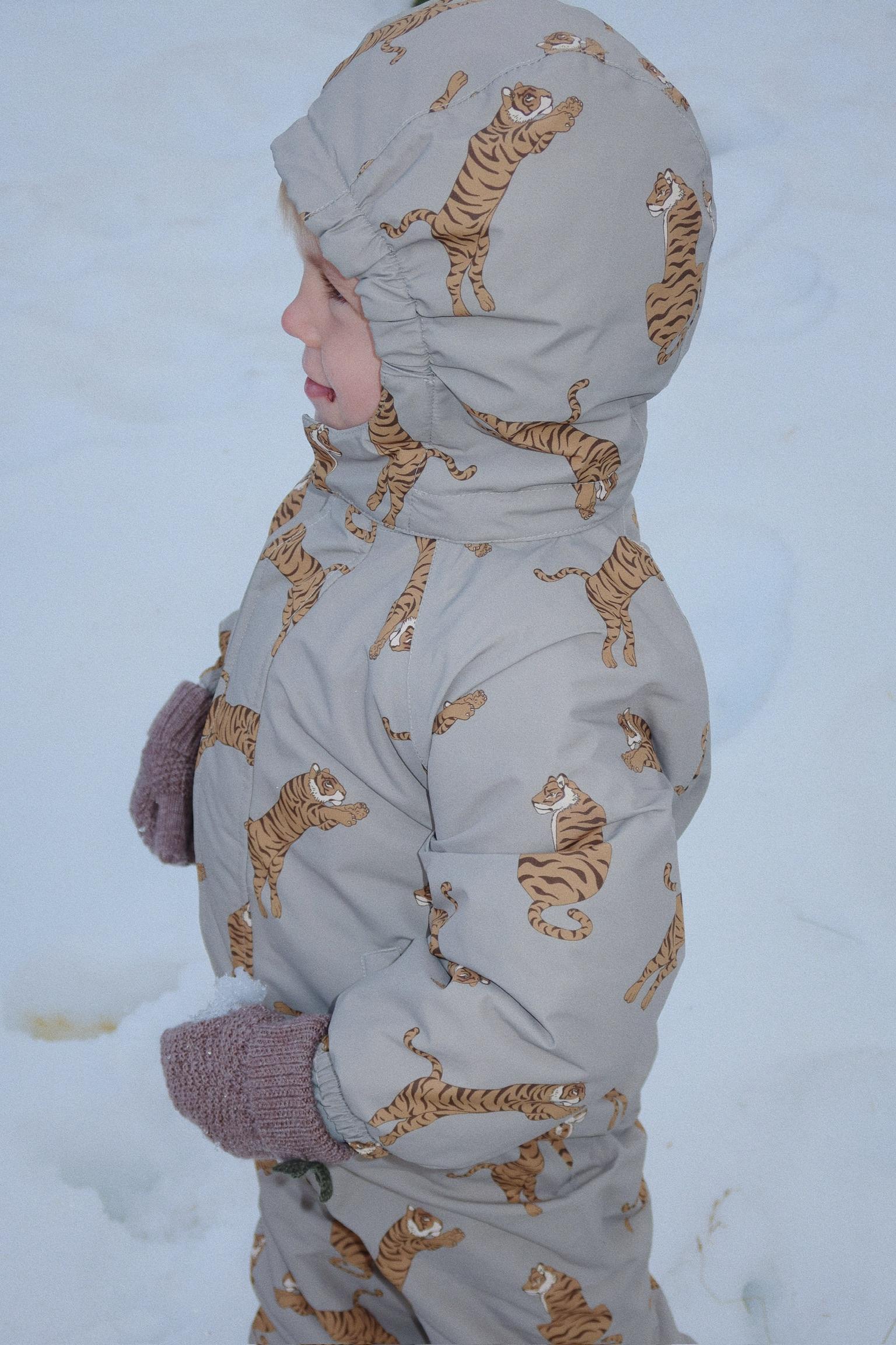 【Konges Sløjd】NOHR SNOWSUIT PRINT - TIGER OAK