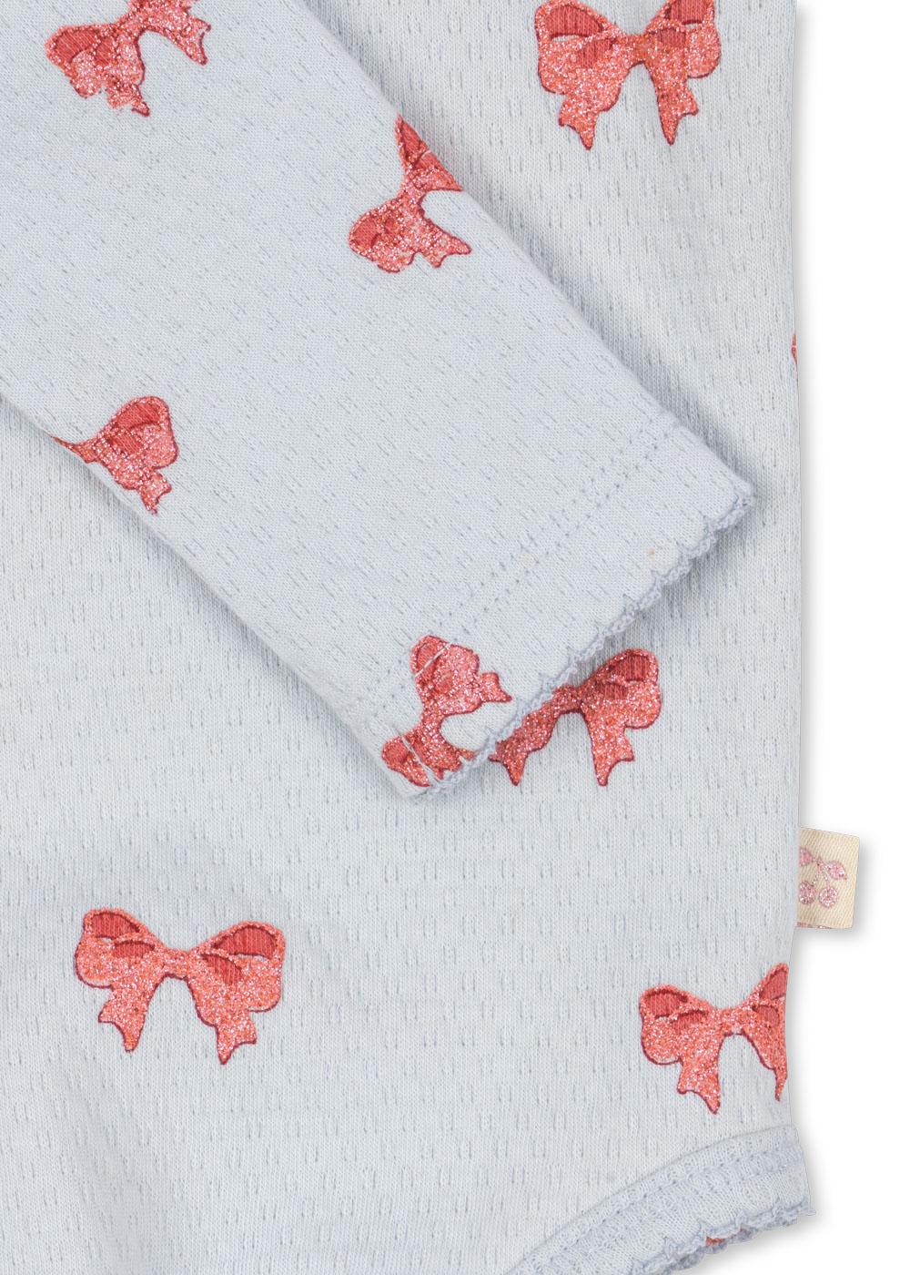 【Konges Sløjd】SUI FRILL BODY GOTS - ROSIA BLUE BOW