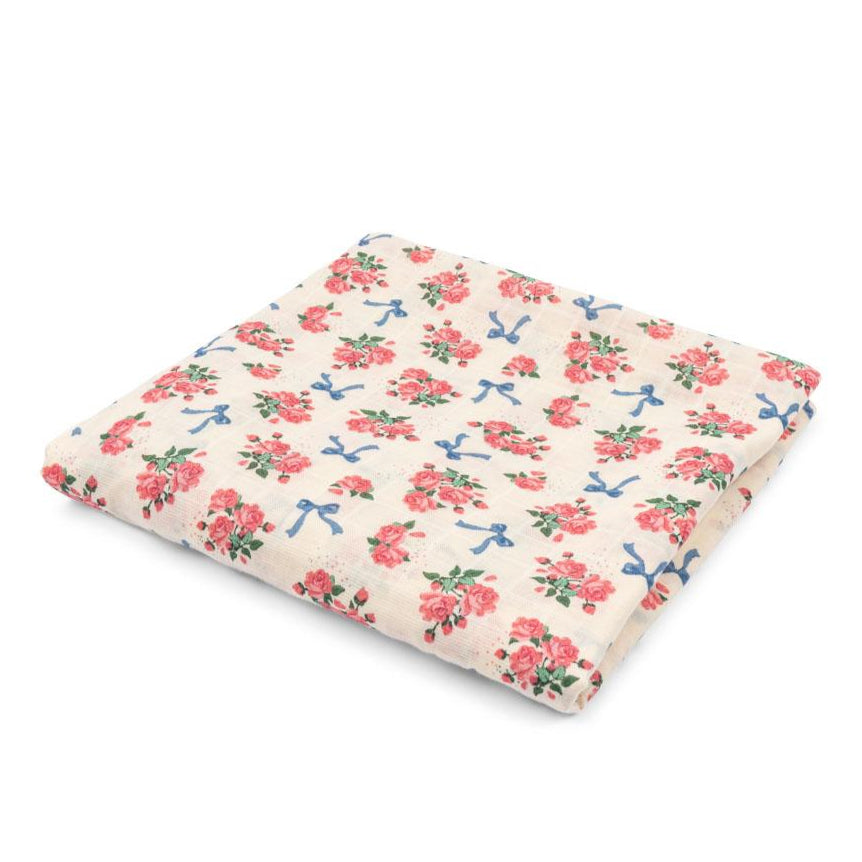 【Konges Sløjd】BIG MUSLIN SWADDLE GOTS - BELLA ROSITA