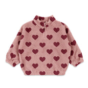 【Konges Sløjd】JODY TEDDY HALF ZIP GRS - COEUR MELLOW