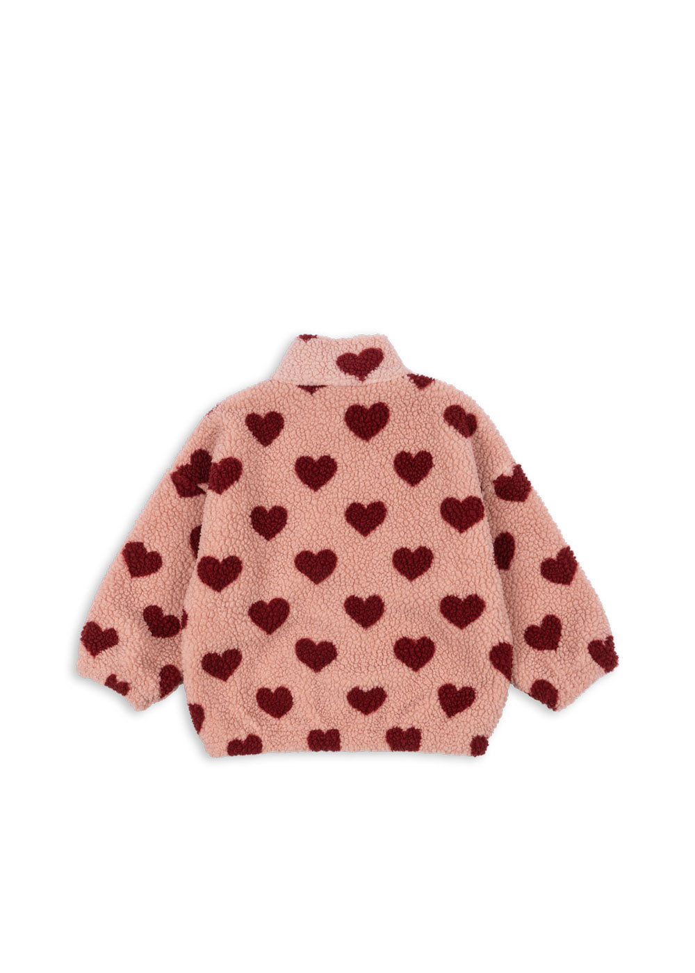 【Konges Sløjd】JODY TEDDY HALF ZIP GRS - COEUR MELLOW