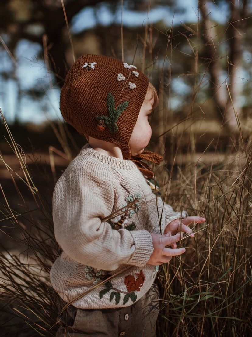【shirleybredal】Woodland bonnet - Caramel